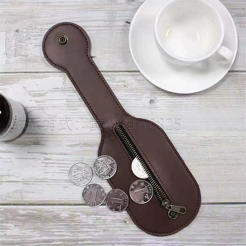 Leather Edc. Carry Pouch - Borsa Portamonete di Sicurezza EDC da