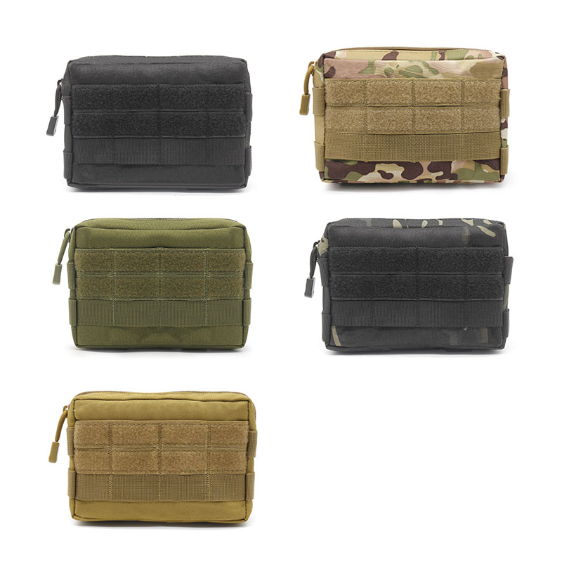 Edc Carry Fanny Pack - Marsupio Tattico Molle 600D Impermeabile Mimetico,