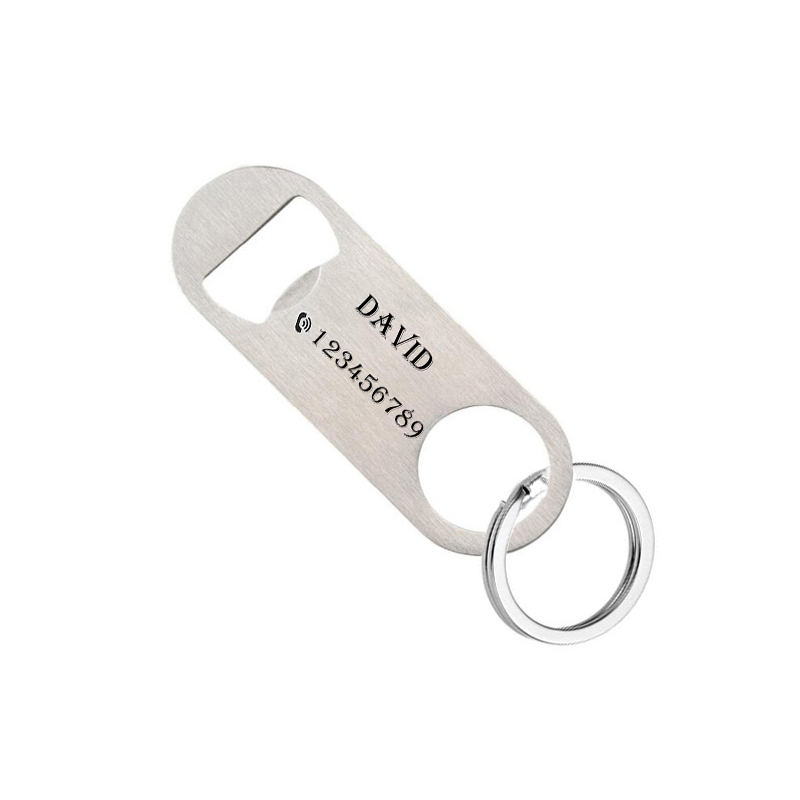 Bottle Opener Keyring - Portachiavi personalizzato con incisione laser in