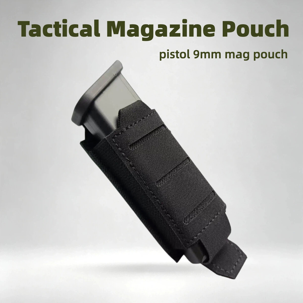 Edc Carry Holster - Portacaricatore Singolo da 9mm Tagliato al