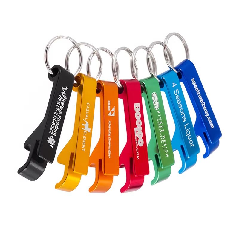 Bottle Opener Keyring - Apribottiglie Personalizzato con Portachiavi, Incisione Personalizzata,