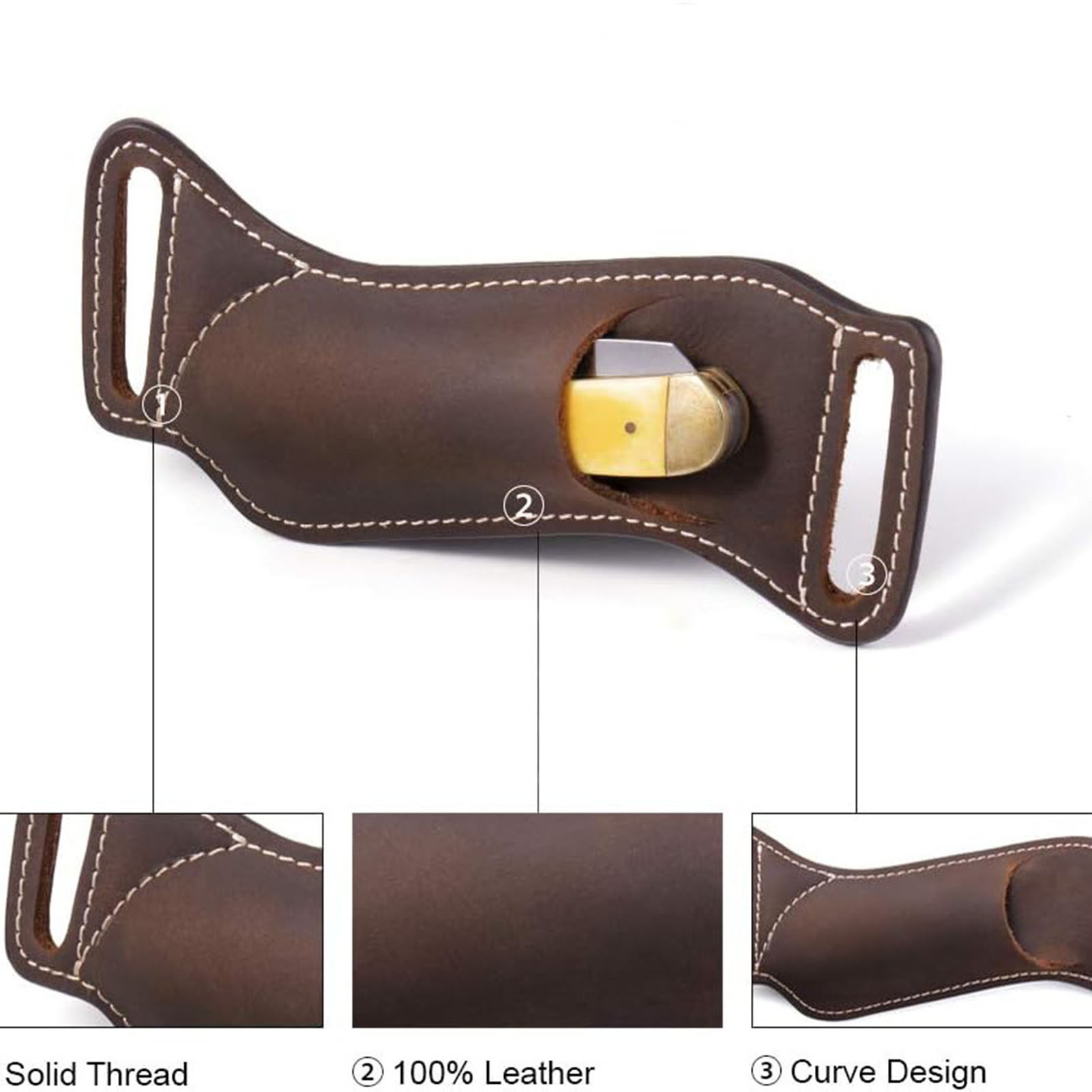 Custodia Protettiva Durevole p - Leather Edc. Carry Pouch recensione e prezzo