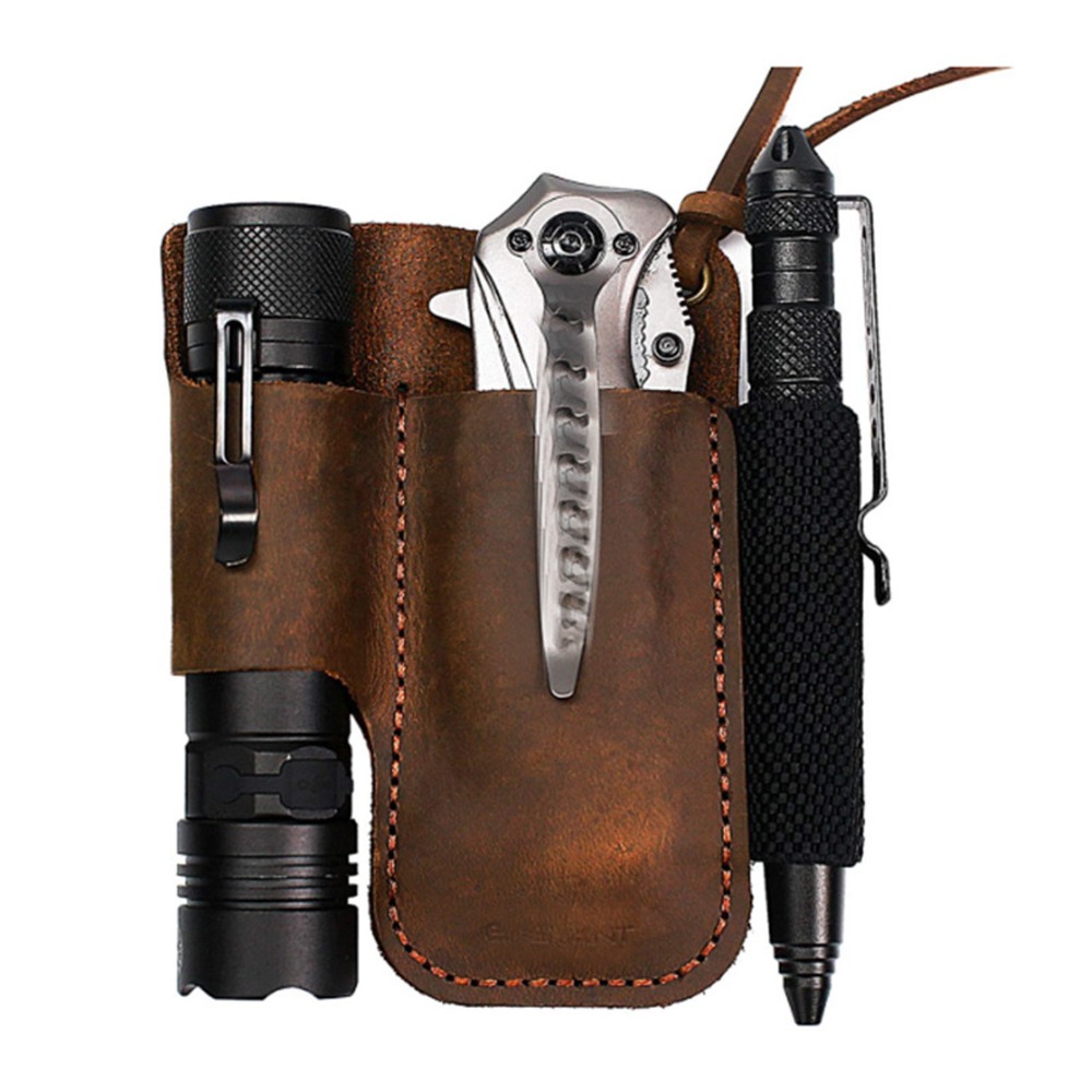 Fodero Multifunzione in Pelle  - Leather Edc. Carry Pouch recensione e prezzo