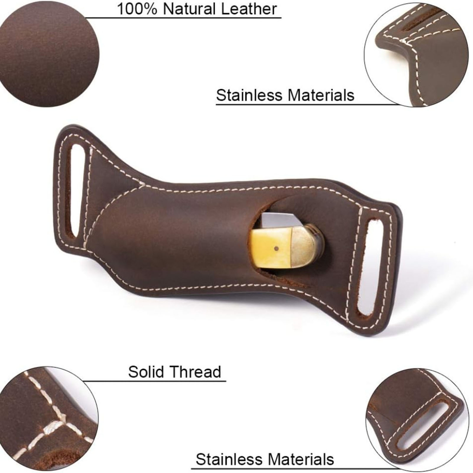 1 Confezione di Custodie in Pe - Leather Edc. Carry Pouch recensione e prezzo