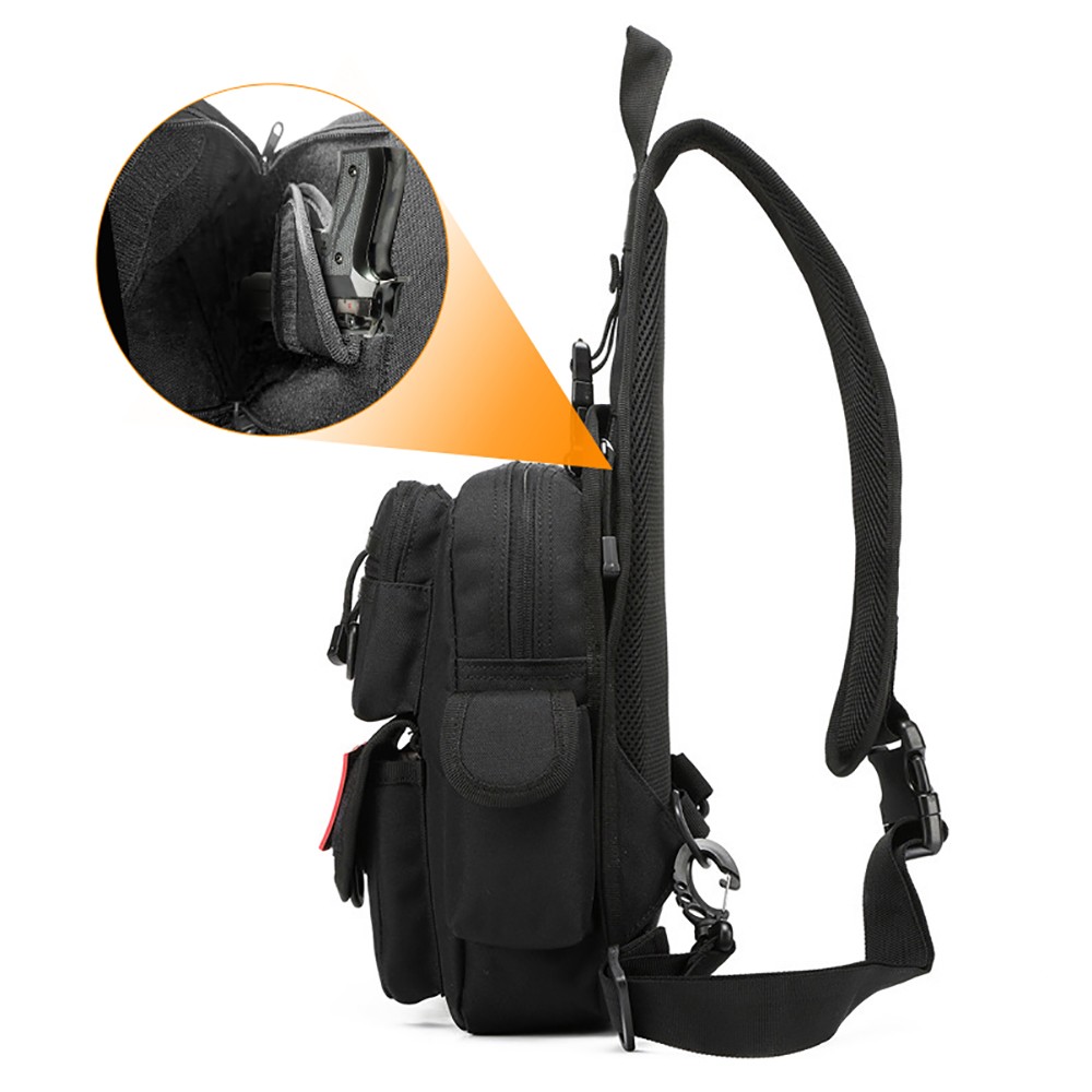 Borsa Tattica per Pistola, Bor - Edc Concealed Carry Sling Bag recensione e prezzo