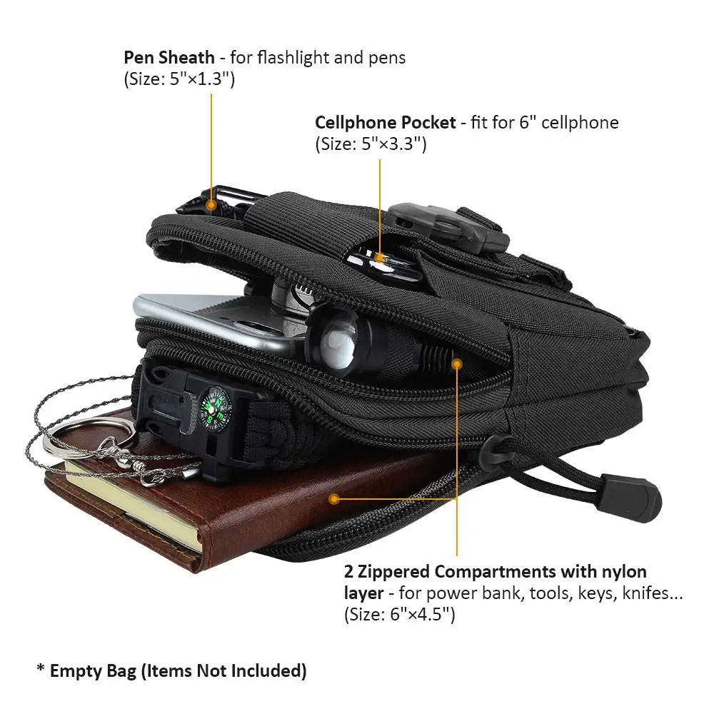 Borsa Tattica Multifunzione pe - Edc Carry Fanny Pack recensione e prezzo